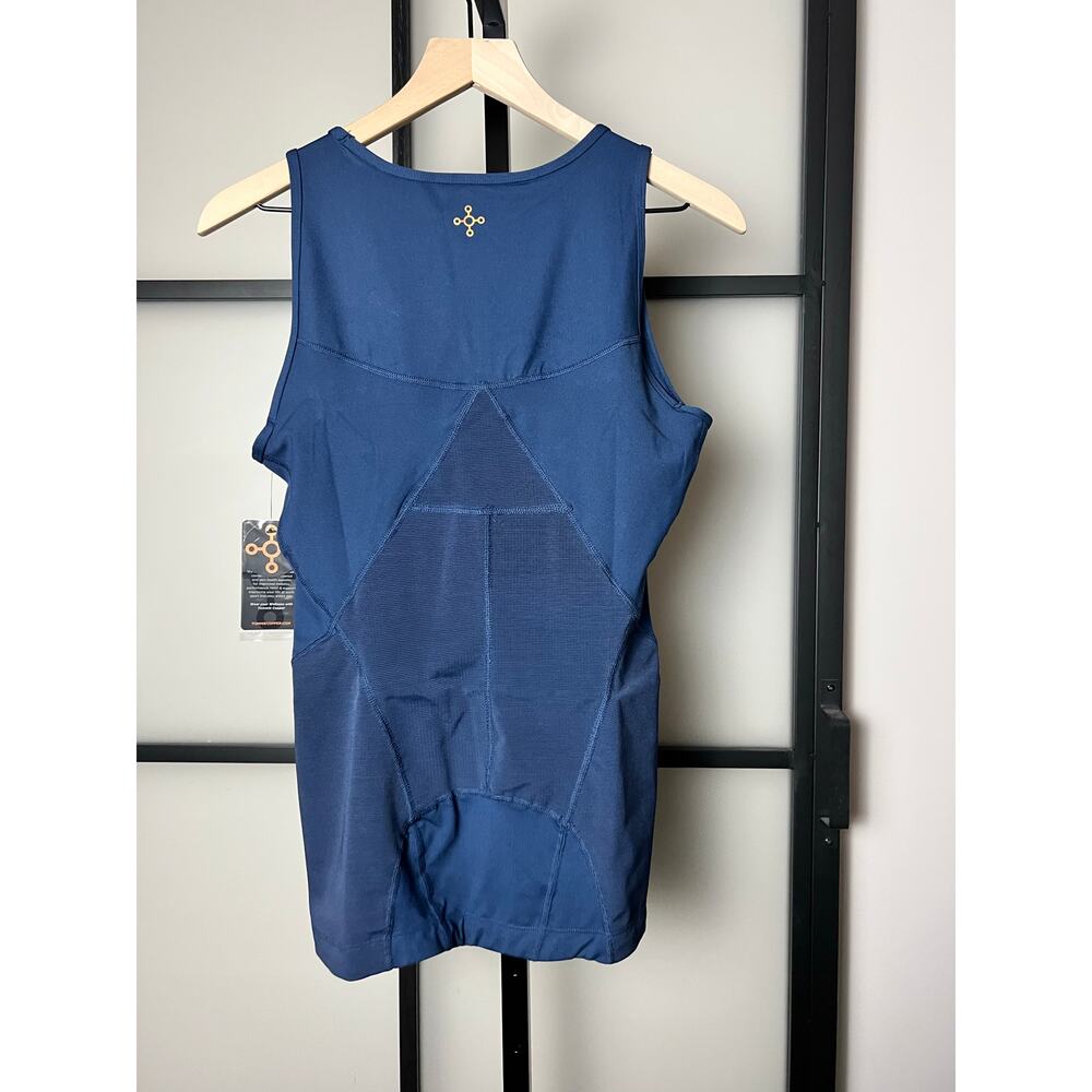 Tommie Copper Lower Back Support Dark Navy Blue Women's Tank Top M